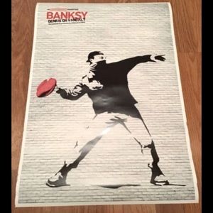 Banksy poster 16.5 × 23.5